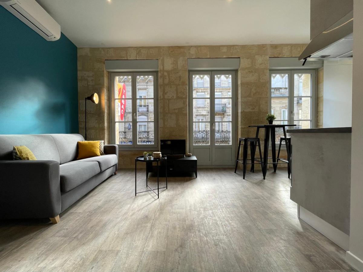 Superbes Studios De Charme, Lumineux Et Climatises En Plein Centre Bordeaux Luaran gambar
